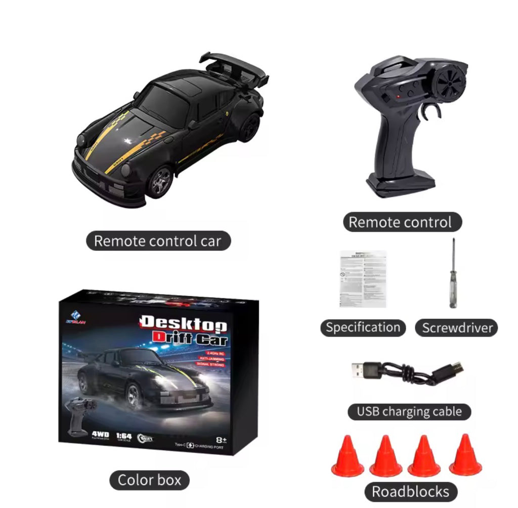 Mini auto de drift radio controlado