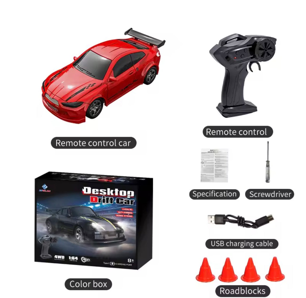 Mini auto de drift radio controlado