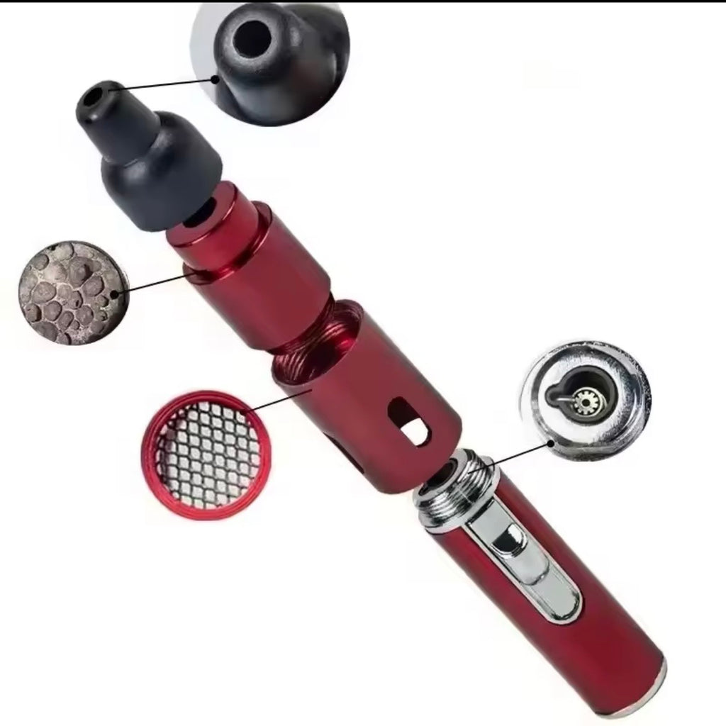 🔥 Mini Pipa Portátil 3 en 1 – Aluminio Premium y Diseño Compacto