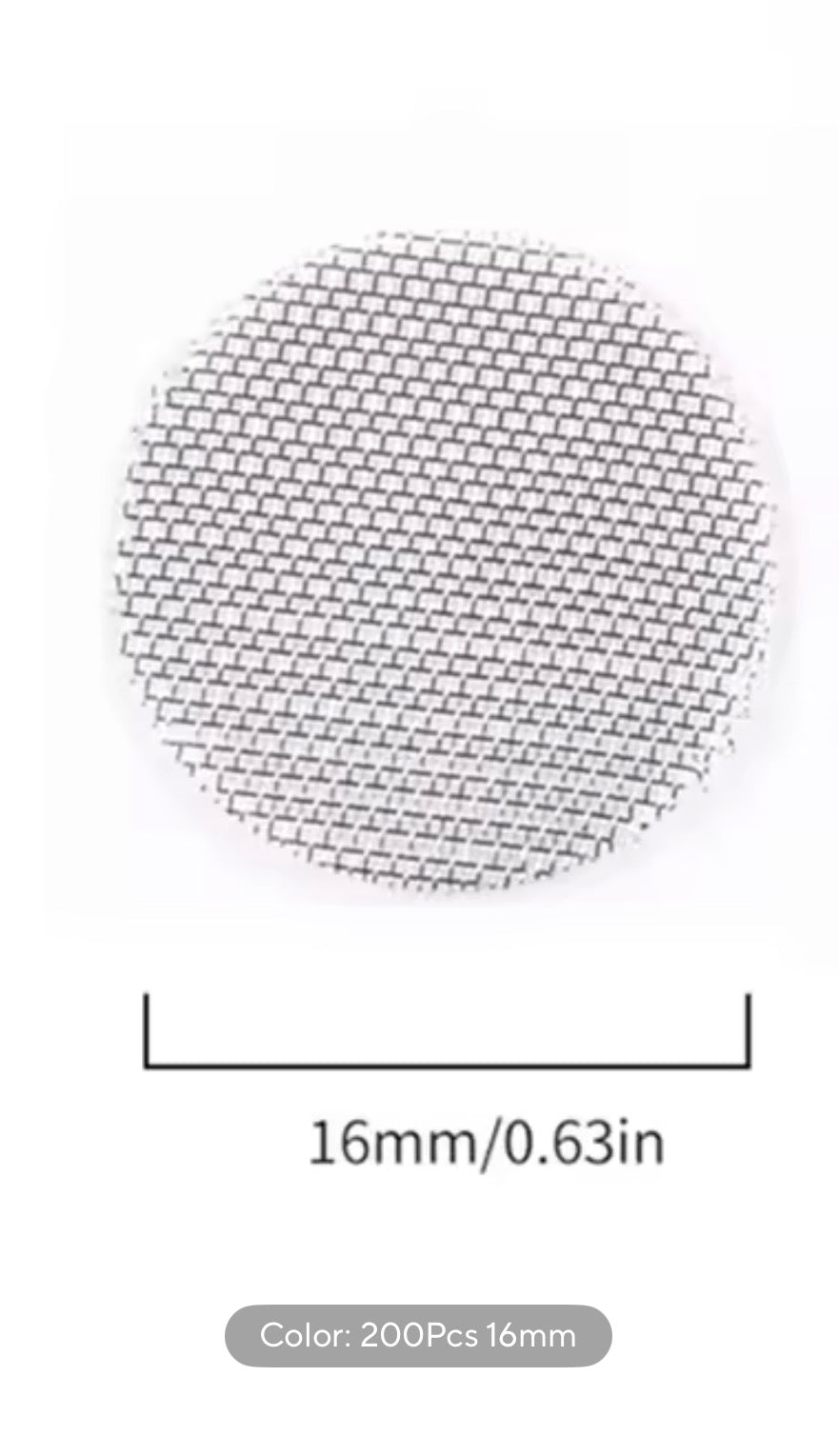 Rejillas metalicas para pipas. (200 unidades)