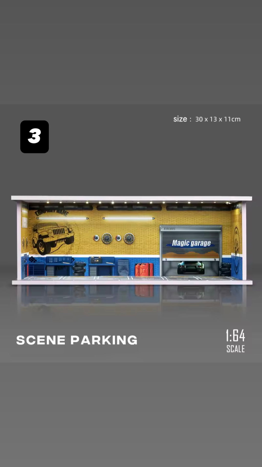 Escena de garaje 1/64